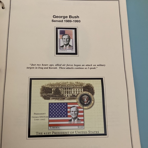Stamp book: America Presidents - Picture 11 of 13